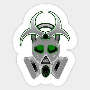 biohazard - gas mask Sticker